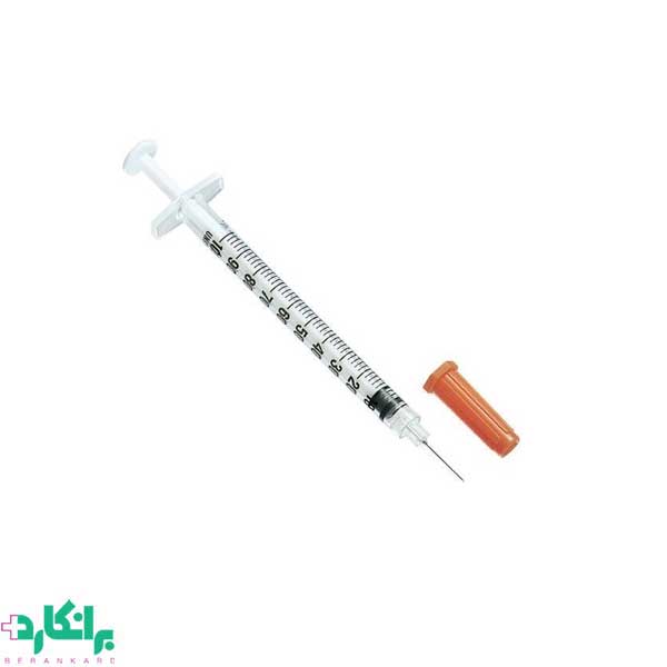 سرنگ انسولین لوئرلاک 1cc وی مد گیج 27