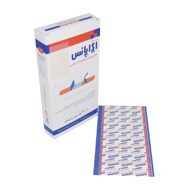 چسب زخم پانسمان طبی ایراپانس(100 عددی)