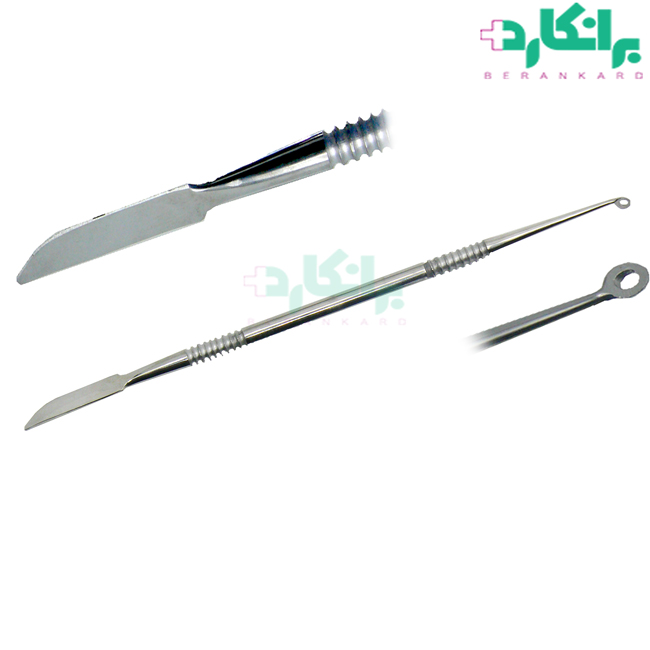 قلم کومدون اکسترکتور چاقویی یک سر رینگی  ( خارج کننده ی جوش )