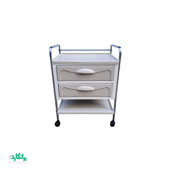 ترالی پانسمان دو کشو رویه ABS فایبر