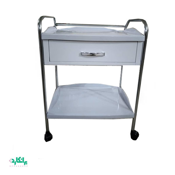 ترالی یک کشو دستگیره دار رویه فایبر درجه یک