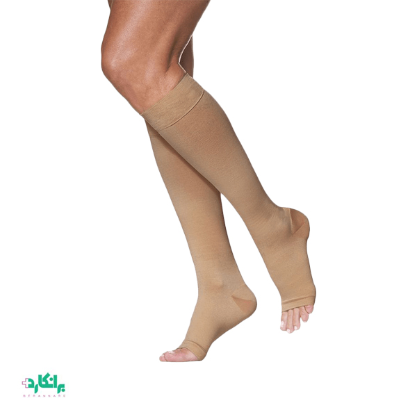 جوراب واریس 9210 زیر زانو پنجه باز وری مد