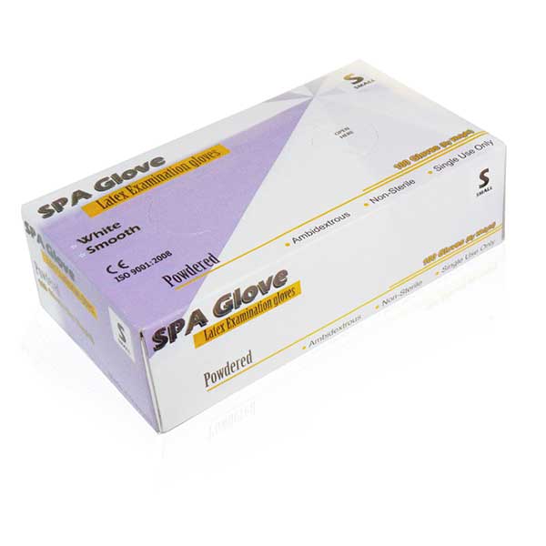 دستکش لاتکس پودری SPA