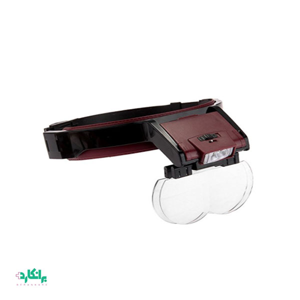 ذره بین هدبندی چراغدار مدل MG81001-B