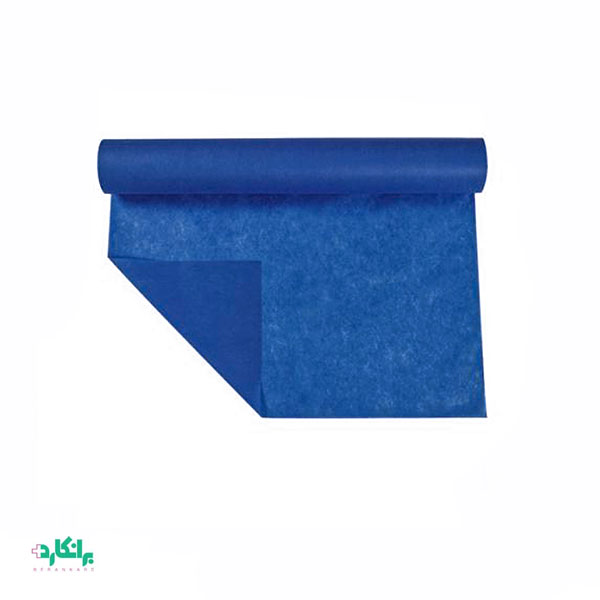 رول ملحفه آبی نفتی عرض 80 سانت