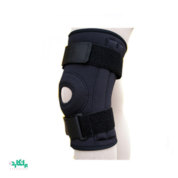 زانوبند نئوپرن چهار فنره کد 41100 طب و صنعت