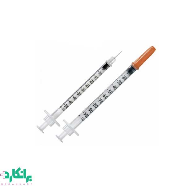 سرنگ انسولین BD ظرفیت 1 سی سی (بسته 10 عددی)