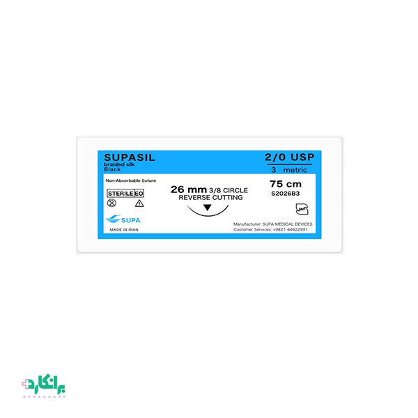 نخ بخیه سیلک 2/۰ ریورس کات سوپا-Supa