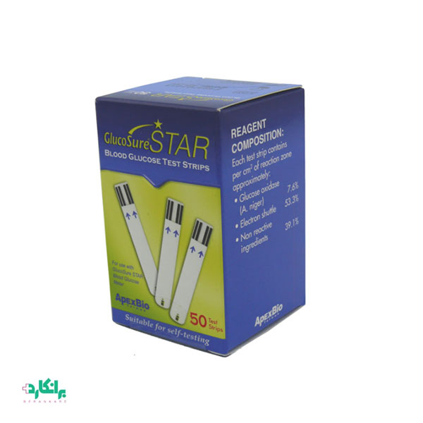 نوار تست قند خون گلوکوشوراستار