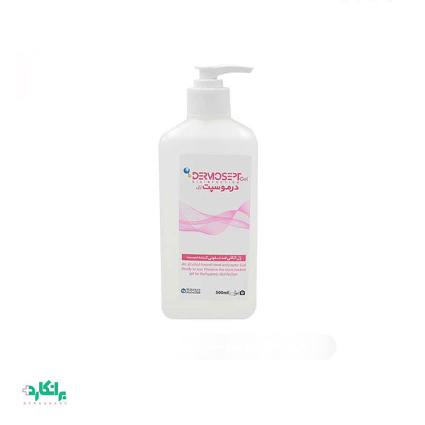 ژل ضدعفونی کننده دست درموسپت حجم یک لیتری