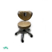 صندلی تابوره چرخ دار/ جک دار/پشتی دار/