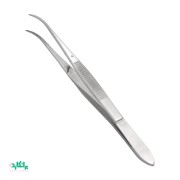 پنست بدون دندانه  ظریف خمیده و صاف