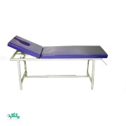 تخت معاینه پایه ثابت زیر سرمتحرک به همراه جای صورت