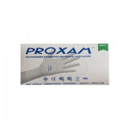 دستکش لاتکس بدون پودر پروکسم مدل 128 سایز s