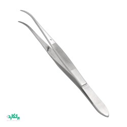 پنست بدون دندانه  ظریف خمیده و صاف