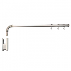 پایه سرم دیواری تلسکوپی 145 سانت