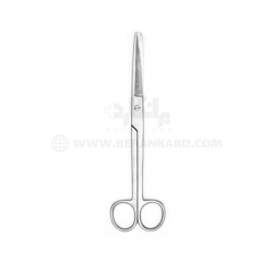 قیچی نخ یک سر تیز صاف 20 سانتی‌متری