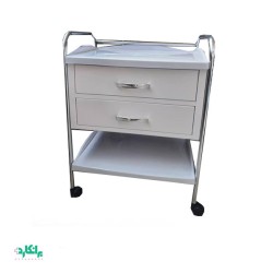 ترالی دوکشو دستگیره دار رویه فایبر درجه یک