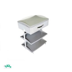 ترالی زیبایی یک کشو دستگیره دار رویه فایبر درجه یک