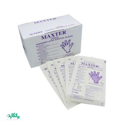 دستکش استریل پودری مکستر سایز 7