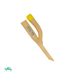 سوند فولی دو راه لاتکس سایز ۲۰ زرد سوپا-Supa بسته 40 عددی